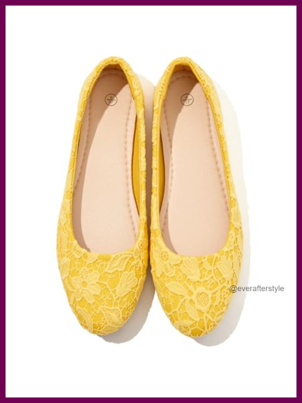 Lace Mesh Ballet Flats Slip On Dressy Shoes for Work Wedding